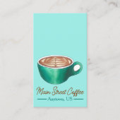 Carte De Visite Café Café Maison Café Café Maison Blanche Cuite La (Devant)