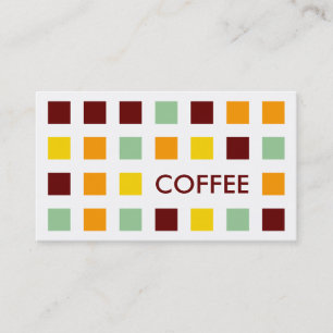 Carte De Visite CAFÉ (carrés mod)