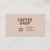 Carte De Visite Café & Coupe (Devant)