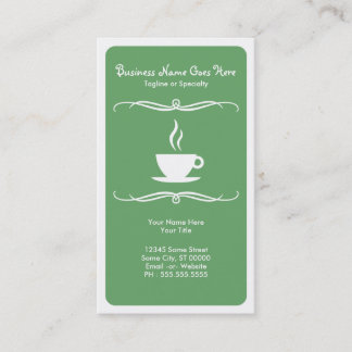 Carte De Visite café de mod