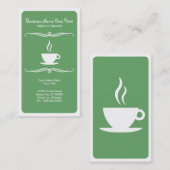 Carte De Visite café de mod (Devant / Derrière)