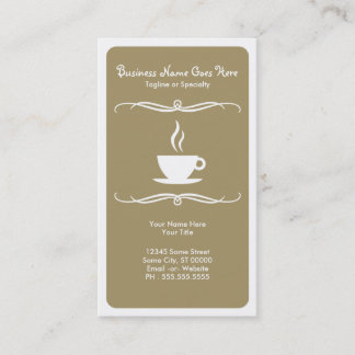 Carte De Visite café de mod