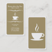 Carte De Visite café de mod (Devant / Derrière)