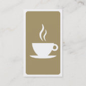 Carte De Visite café de mod (Dos)