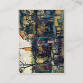 Carte De Visite Café de terrasse sur Montmartre Vincent van Gogh (Dos)