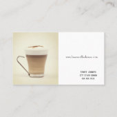 Carte De Visite Café d'haricots (Dos)