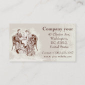 Carte De Visite café et amour (Dos)