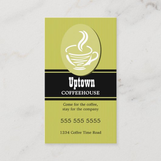 Carte De Visite Café et Café House (Devant)