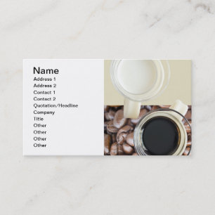 Carte De Visite Café et crème