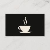 Carte De Visite CAFÉ gris (Dos)