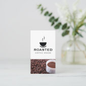 Carte De Visite Café | Haricots à café (Debout devant)