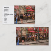 Carte De Visite Café - Hoboken, NJ - Café Trinity (Devant / Derrière)