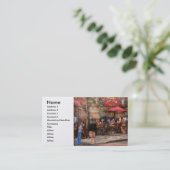 Carte De Visite Café - Hoboken, NJ - Café Trinity (Debout devant)