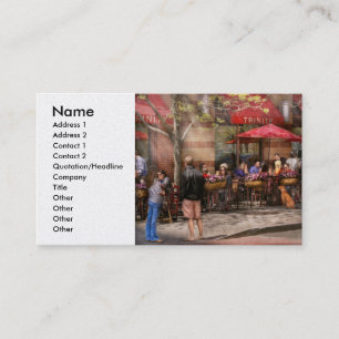 Carte De Visite Café - Hoboken, NJ - Café Trinity