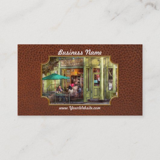 Carte De Visite Cafe - Hoboken, NJ - Empire Coffee & Tea (Devant)
