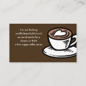 Carte De Visite Café local (Dos)