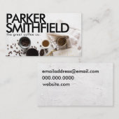 Carte De Visite Café moderne (Devant / Derrière)
