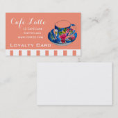 Carte De Visite Café moderne Loyalty Card pour café (Devant / Derrière)
