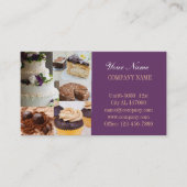 Carte De Visite Café-pâtisserie moderne de gâteau de dessert boula (Devant)