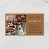 Carte De Visite Café-pâtisserie moderne de gâteau de dessert boula (Devant)
