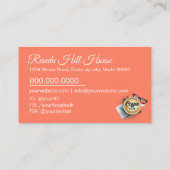 Carte De Visite Café personnalisé (Dos)