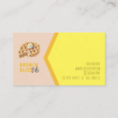 Carte De Visite Café petit-déjeuner (Dos)