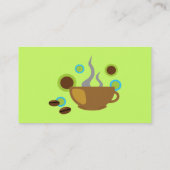 Carte De Visite Café Pop Art (Dos)