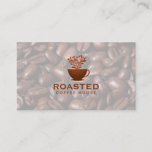 Carte De Visite Café Pot Café Fèves | Barista (Devant)