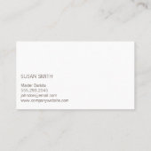 Carte De Visite Café | Pot de café (Dos)