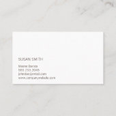 Carte De Visite Café | Pot de café | Tige de café (Dos)