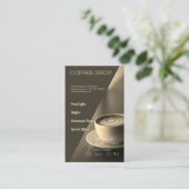 Carte De Visite Café-restaurant (Debout devant)