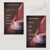 Carte De Visite Café-restaurant (Devant / Derrière)