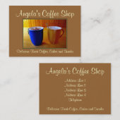 Carte De Visite Café-restaurant/café (Devant / Derrière)