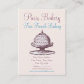 Carte De Visite Café-restaurant traditionnel de café//cru de (Dos)