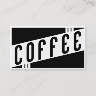 Carte De Visite café rétro