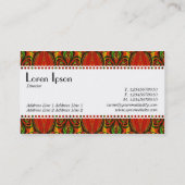 Carte De Visite Café Retro (Scalloped) (Dos)