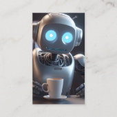 Carte De Visite café robot (Devant)
