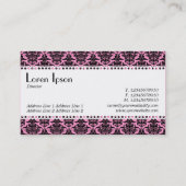 Carte De Visite Café Romana (Calcaire) Noir Damas (Dos)