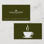 Carte De Visite café simple (Devant / Derrière)