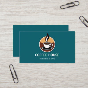 Carte de visite café simple moderne