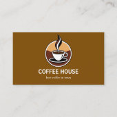 Carte de visite café simple moderne (Devant)