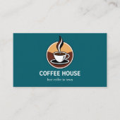 Carte de visite café simple moderne (Devant)