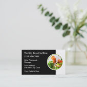 Carte De Visite Café Smoothie (Debout devant)