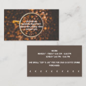 Carte De Visite Café Sur Mesure Café Café Shop Punch Et (Devant / Derrière)