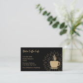 Carte De Visite Café tendance Coffee Shop (Debout devant)