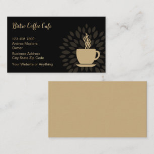 Carte De Visite Café tendance Coffee Shop