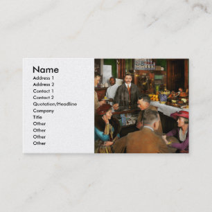 Carte De Visite Café - Tentations 1915