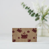 Carte De Visite Café vintage (Debout devant)