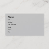 Carte De Visite Cage à oiseaux (Dos)