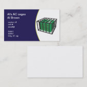 Carte De Visite cage extérieure de degré de sécurité de pompe à (Devant / Derrière)